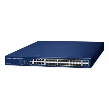 Planet 16-portars hanterad switch med redundant strömförsörjning GS-6311-16S