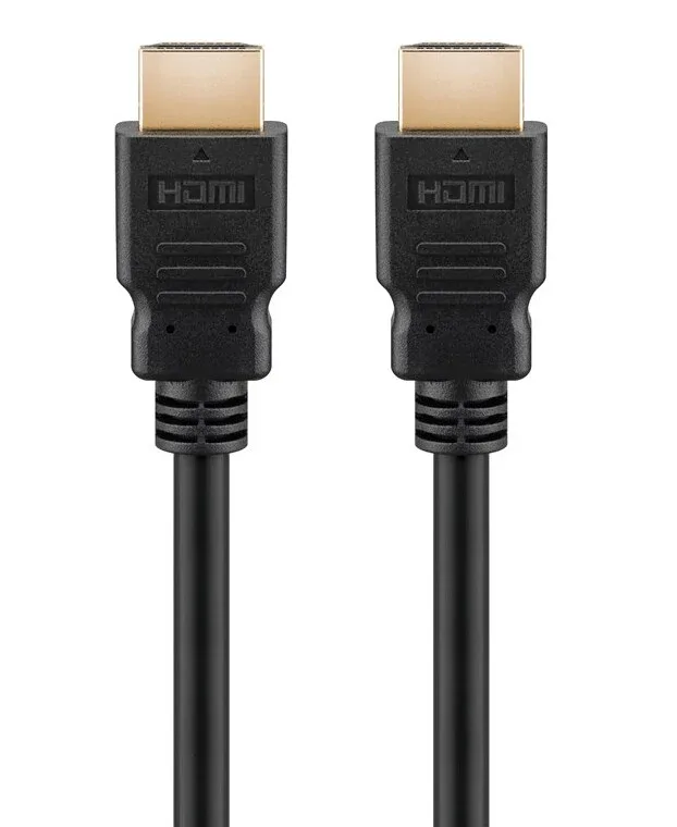 Goobay HDMI™-kabel med ultrahög hastighet med Ethernet HDMI™-kontakt (typ A) > HDMI™-kontakt (typ A), 1 m