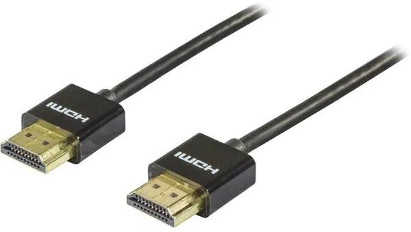 HDMI-kabel Deltaco Super Slim, 4K@60Hz, 3 meter