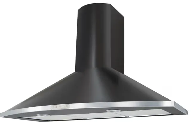 Franke vägghängd alliancefläkt 110.0350.667 (svart 90cm villa)