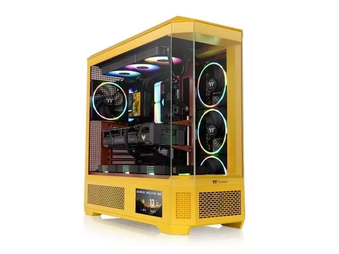 Thermaltake CA-11H-00FMWN-00, Full Tower, PC, Karamell, ATX, EATX, micro ATX, Mini-ITX, SPCC, Härdat glas, Multi