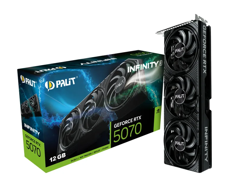 Palit GeForce RTX 5070 Infinity 3 12 GB GDDR7, HDMI/3xDP
