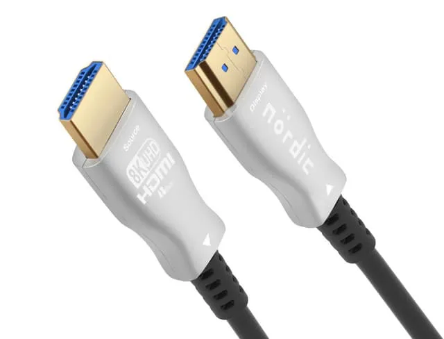 NÖRDIC 30m aktiv AOC Optisk Fiberkabel HDMI 2.1