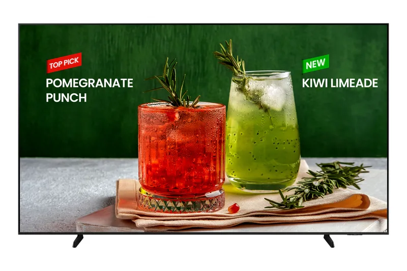 98" Samsung Business TV BE98D-H, IPS 4K/3840x2160, LAN/WiFi/Bluetooth, Tizen Smart TV, DVB-T2/C/S2, 16/7-drift, högtalare