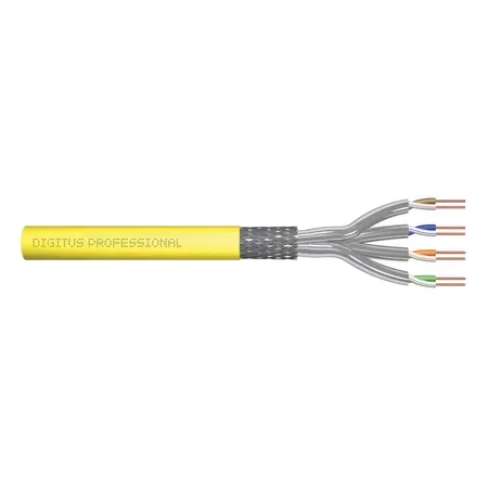 Digitus installationskabel Cat7a, S/FTP, gul, 500 m