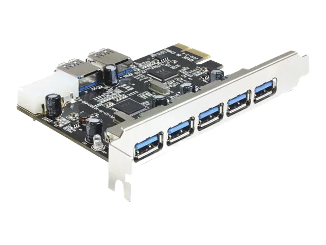 Delock PCI Express-kort, 5 x extern + 2 x intern USB 3.0