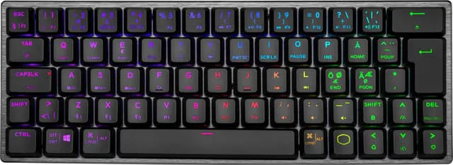 Coolermaster Master SK622 tangentbord för gaming (rymdgrå)