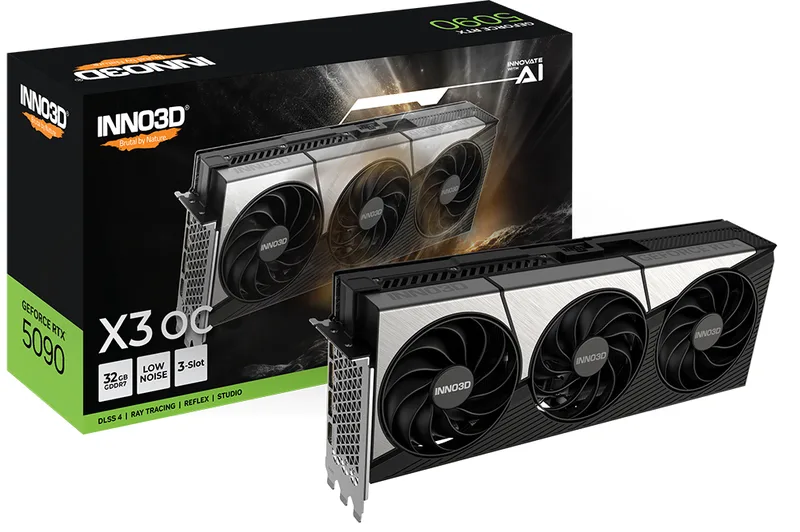 Inno3D GeForce RTX 5090 X3 OC 32 GB GDDR7, HDMI/3xDP