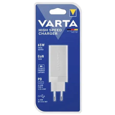 Varta strömadapter - USB, 2 x USB-C