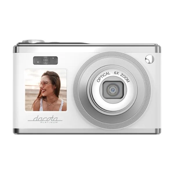 Dacota Platinum DC12 digitalkamera 20 MP 6x optisk zoom, vit