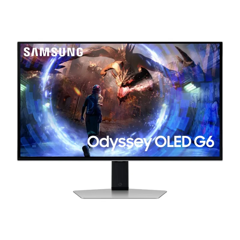 Samsung Odyssey G6 G60SD 27-tums QHD OLED-gamingskärm, 360 Hz