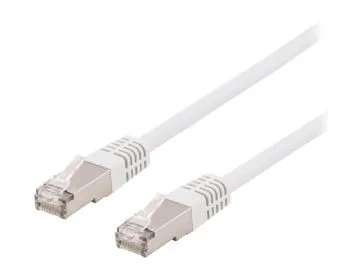 Deltaco S/FTP Cat6a patch cable, delta cert, LSZH, 7m, grey
