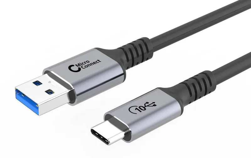 MicroConnect USB-A till USB-C kabel