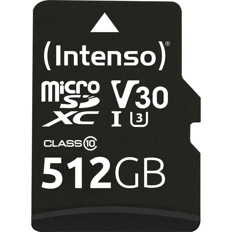 Intenso 3433493 minneskort 512 GB MicroSDXC UHS-I Klass 10