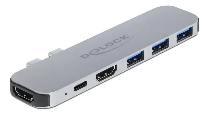 DeLOCK Docking Station for MacBook Dual HDMI 4K / PD / Hub