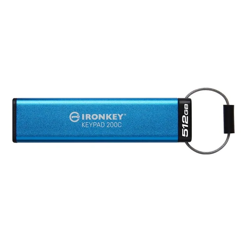 512 GB Kingston Ironkey Keypad 200C, USB-C