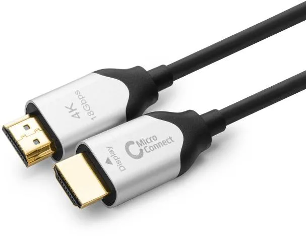 MicroConnect Premium aktiv optisk HDMI-kabel, 4K 60 Hz, 100 m