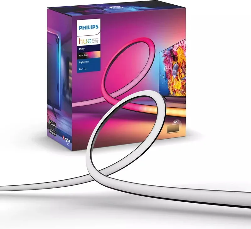 Philips Hue White and Color Ambience Play gradient lightstrip för 65" TV