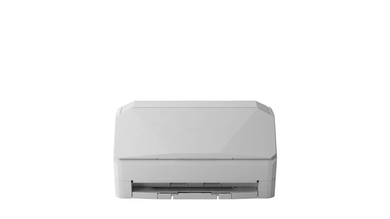 ScanSnap iX2500 (vit) dubbelsidig dokumentskanner, 45 ppm/90 ipm, 100-ark ADF, 600 dpi optisk, 5 tum pekskärm, Wi-Fi 6, USB 3.2 Gen 1 × 1, PC & Mac