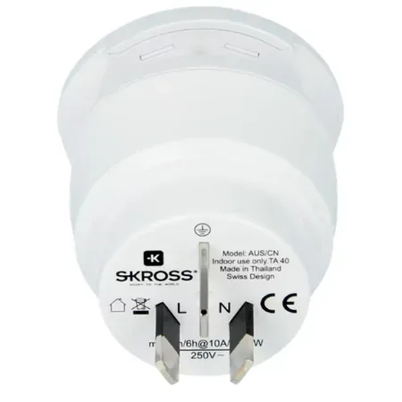 SKROSS Country Travel Adapter World to Australia/China