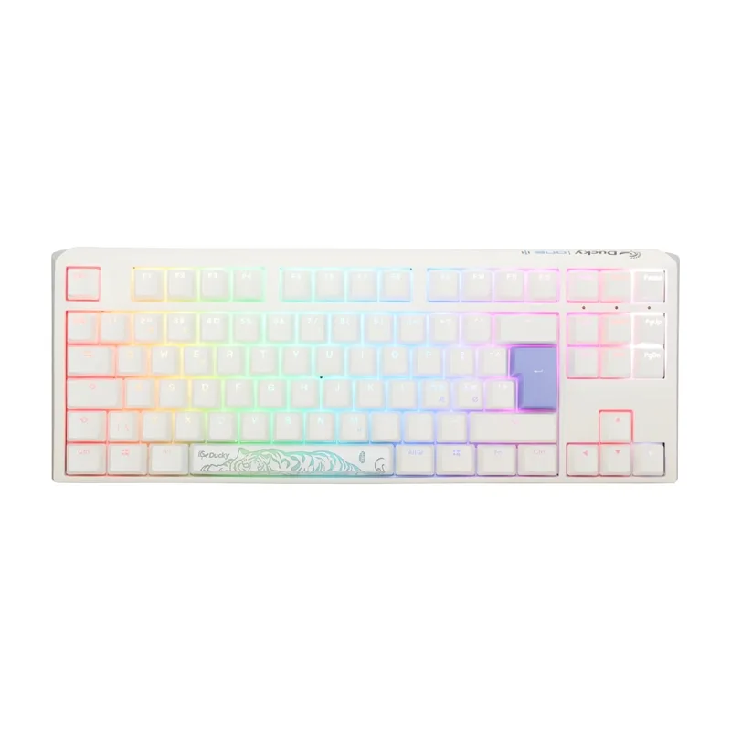 Ducky One 3 Classic White TKL-gamingtangentbord