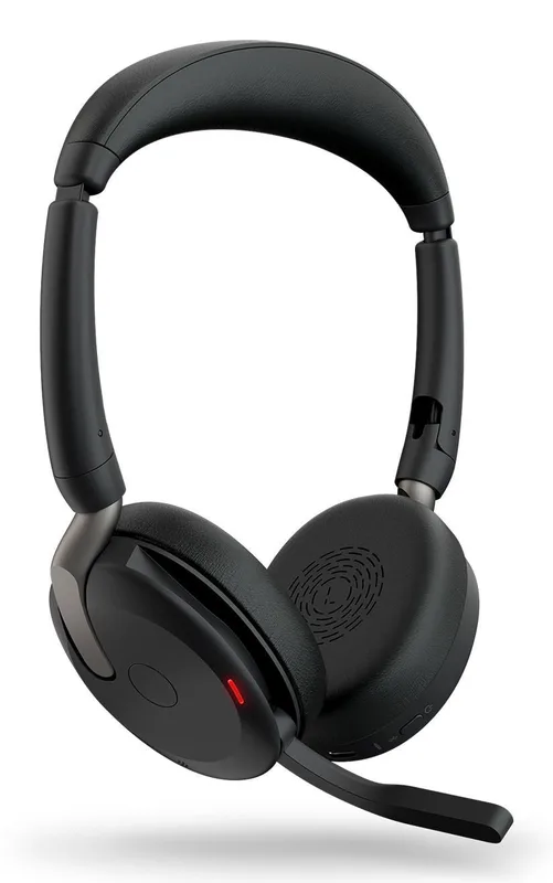 Jabra Evolve2 65 Flex Link380c UC on-ear-headset, Bluetooth, stereo, svart
