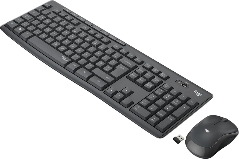 Logitech MK295 trådlöst tangentbord och mus, nordisk layout