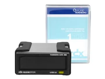 Overland-Tandberg RDX external drive kit with 1TB cartridge