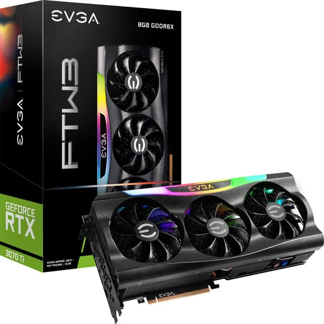 EVGA GeForce RTX 3070 Ti FTW3 grafikkort