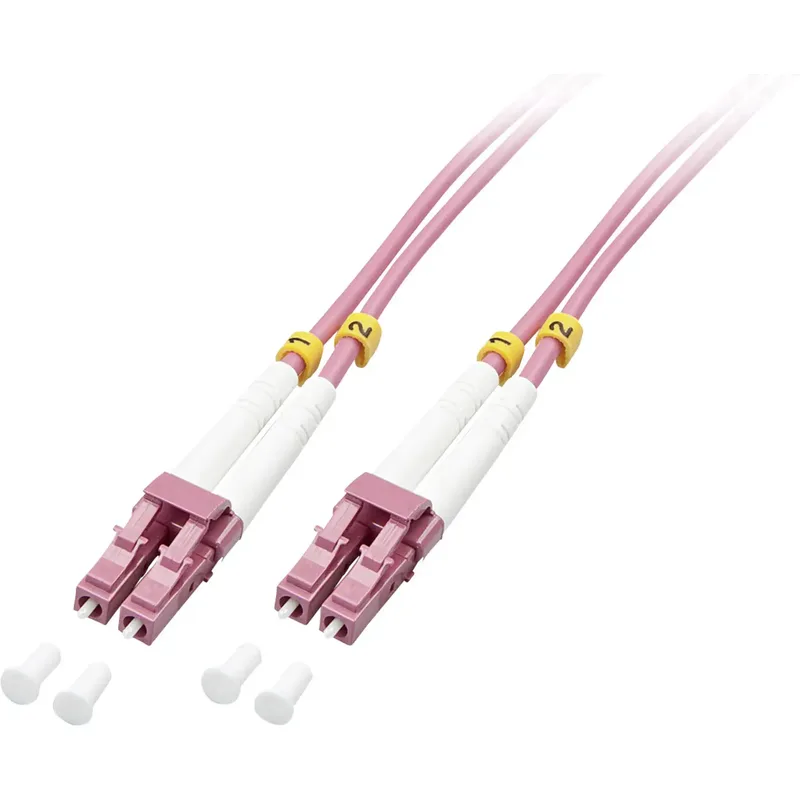 LINDY 46345 Fiberoptik LWL Anslutningskabel [1x LC-stiftdon