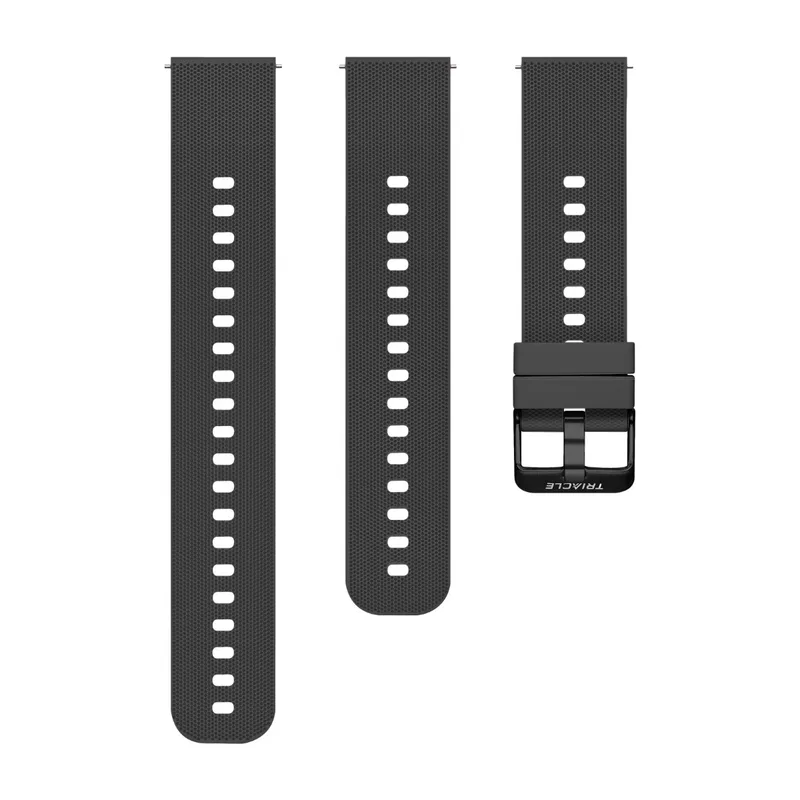 Triacle Classic universalarmband 20 mm V2, svart