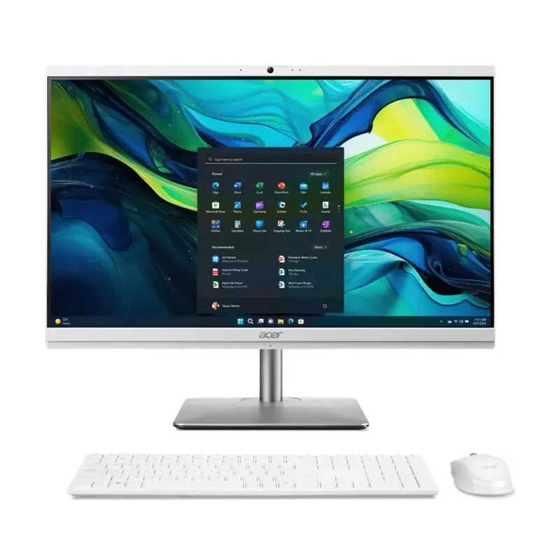 Acer Aspire C 24, C24-195ES, Allt-i-ett, 23.8", Intel® Core™ Ultra 7, 32GB RAM, 2TB SSD, Intel® Graphics