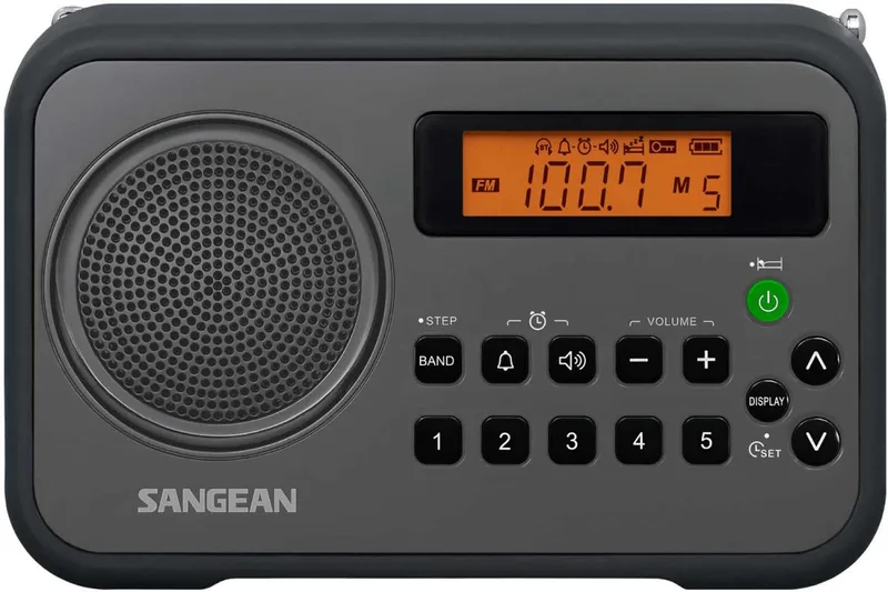 Sangean PRD18 snabbvalsradio FM svart