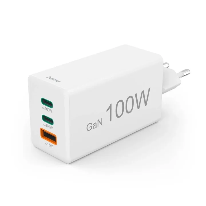 Hama ładowarka sieciowa mini 100W GaN PD/QC