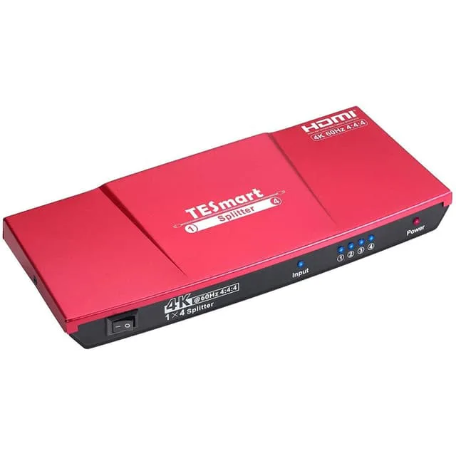 NÖRDIC HDMI 2.0 4K 60Hz 4:4:4 splitter 1 till 4 18Gbps CEC HDR