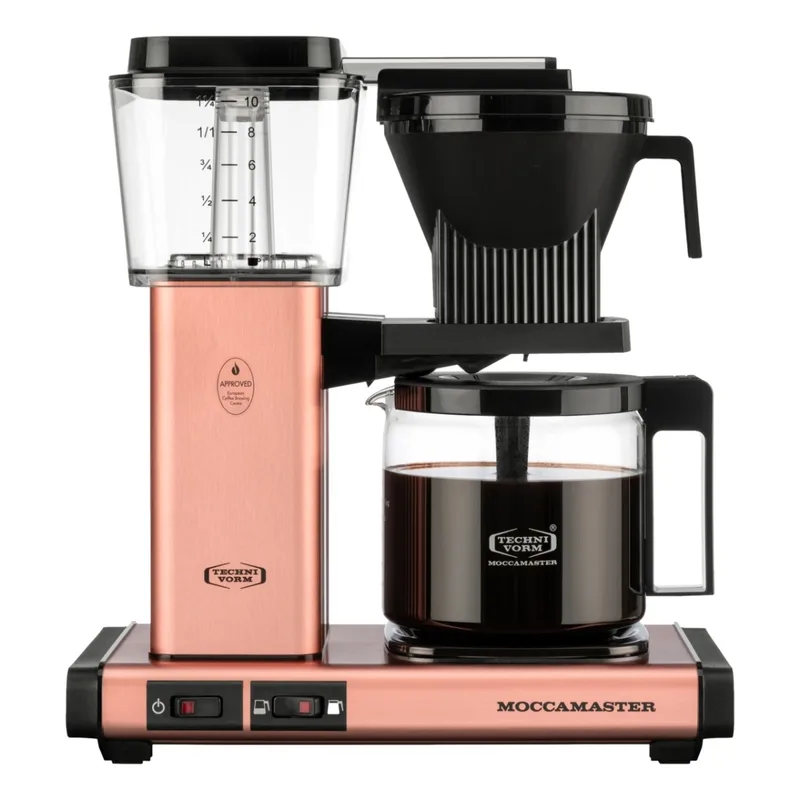 Moccamaster Optio kaffebryggare, roséguld