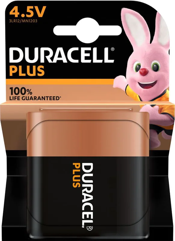 Duracell Plus Power 4.5V battei (1 pack)