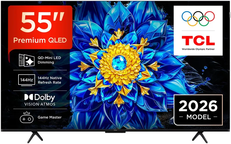 TCL P8L 55P8L TV 55" 4K Ultra HD smart-TV Wi-Fi svart