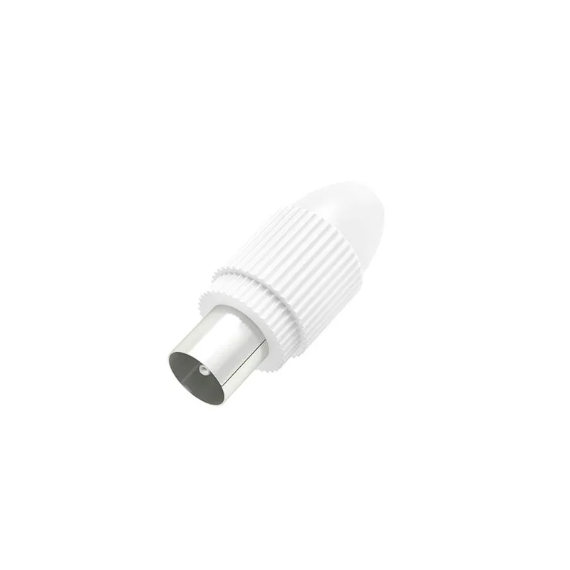 Hama antennkontakt, koax, vit