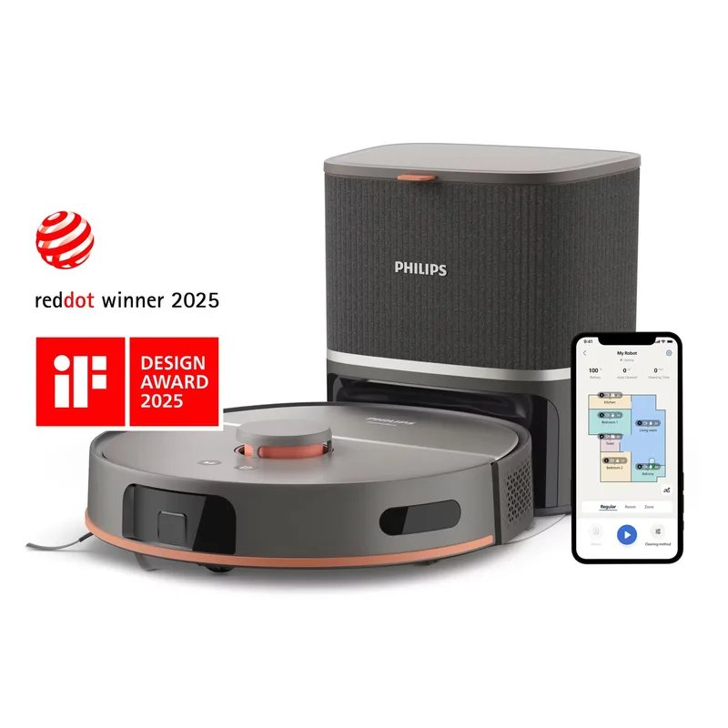 Philips XU5100/10 robotdammsugare 0,26 L Svart