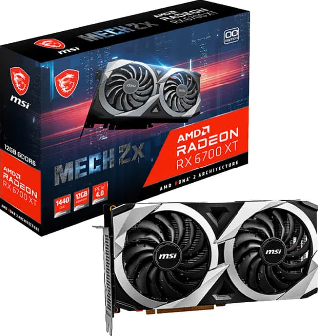 MSI Radeon RX 6700 XT MECH 2X 12G OC