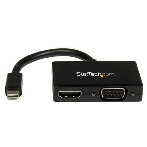 Startech .com A/V-reseadapter: 2-i-1 Mini DisplayPort till