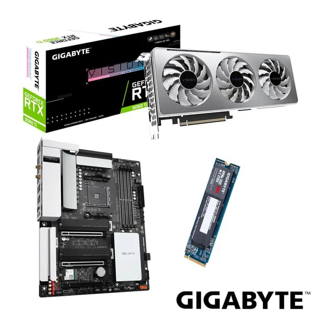 Gigabyte GF RTX 3060 Ti V OC + B550 VISION D-P