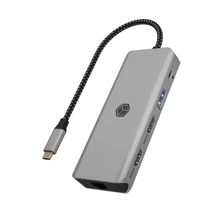 ICY BOX IB-DK4012-CPD dockningsstation, USB-C, 9-in-1