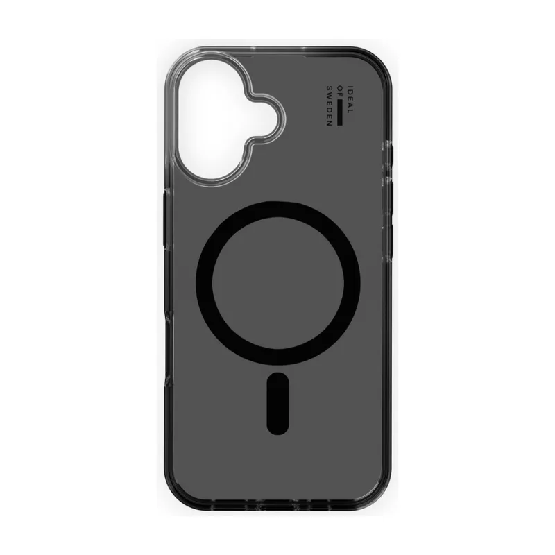 IDEAL OF SWEDEN Clear skal iPhone 16 MagSafe, Tinted Black