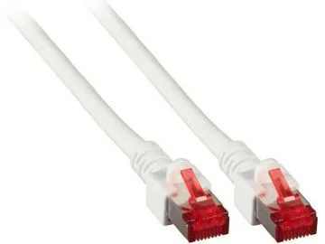 Patchkabel RJ45, CAT6 250Mhz, 7.5m weiss