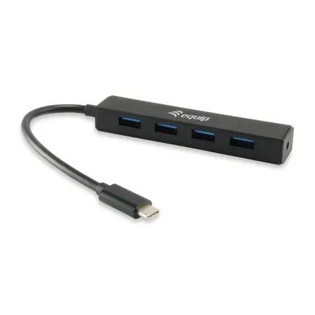 Equip 128954 USB-C-hubb USB 3.2 Gen 1, 4 portar, svart