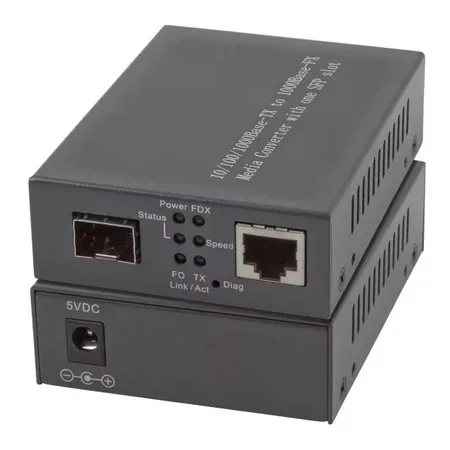 EFB Elektronik EL029 mediakonverterare 1000 Mbit/s svart