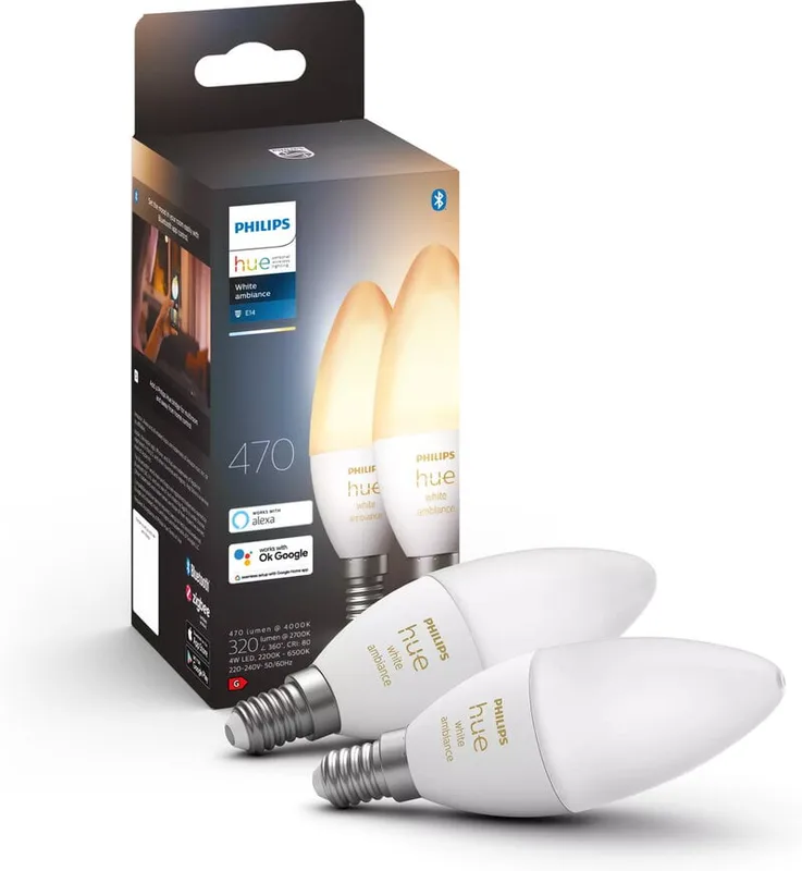 Philips Hue White Ambience 5,2W / B39