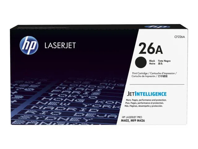 HP toner 26A Original LaserJet Svart tonerkasett